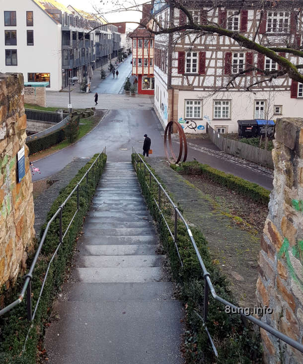 Blick von der Bastion in Kirchheim unter Teck