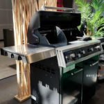 metallener Gartengrill